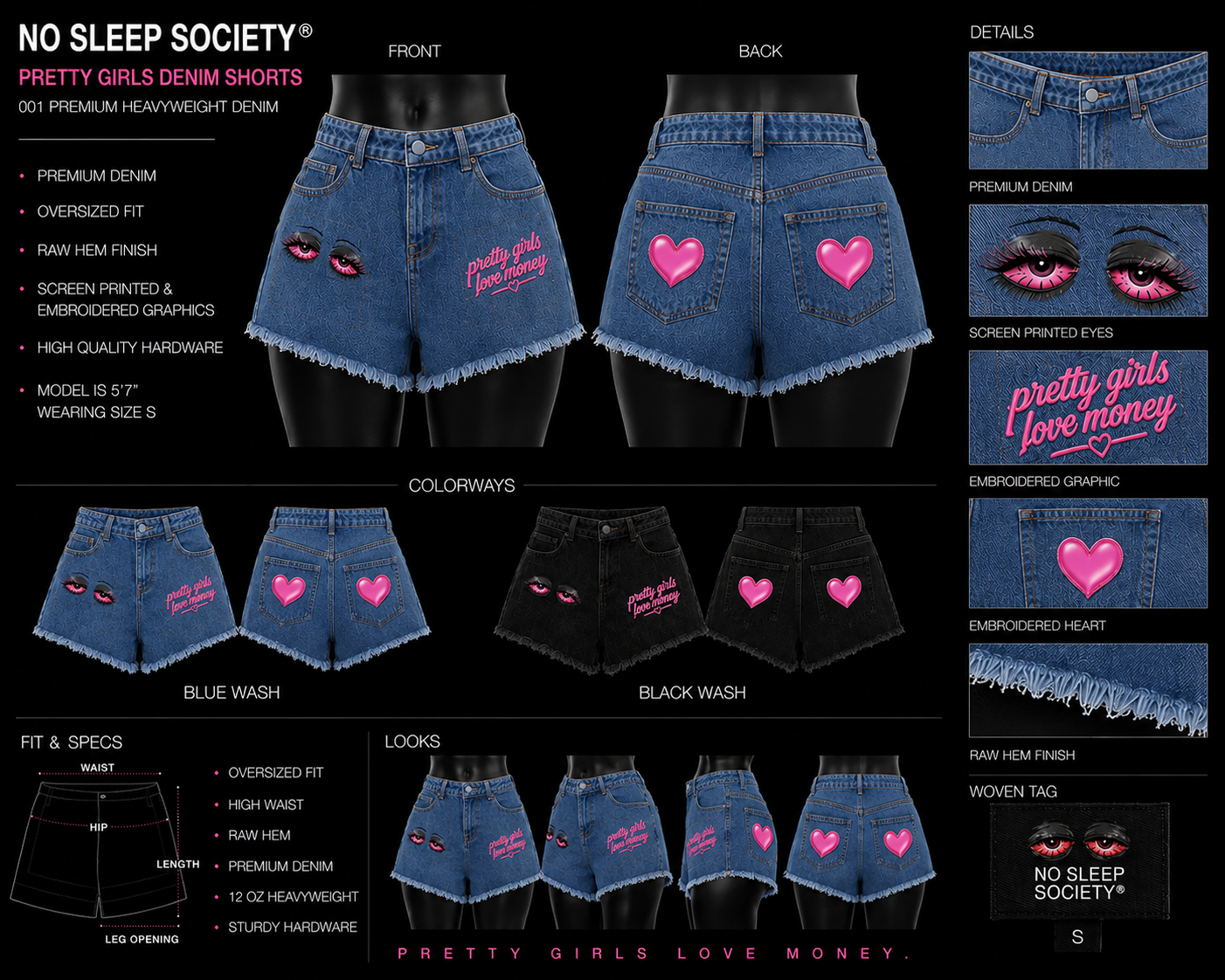 Pretty Girls Love Money Denim