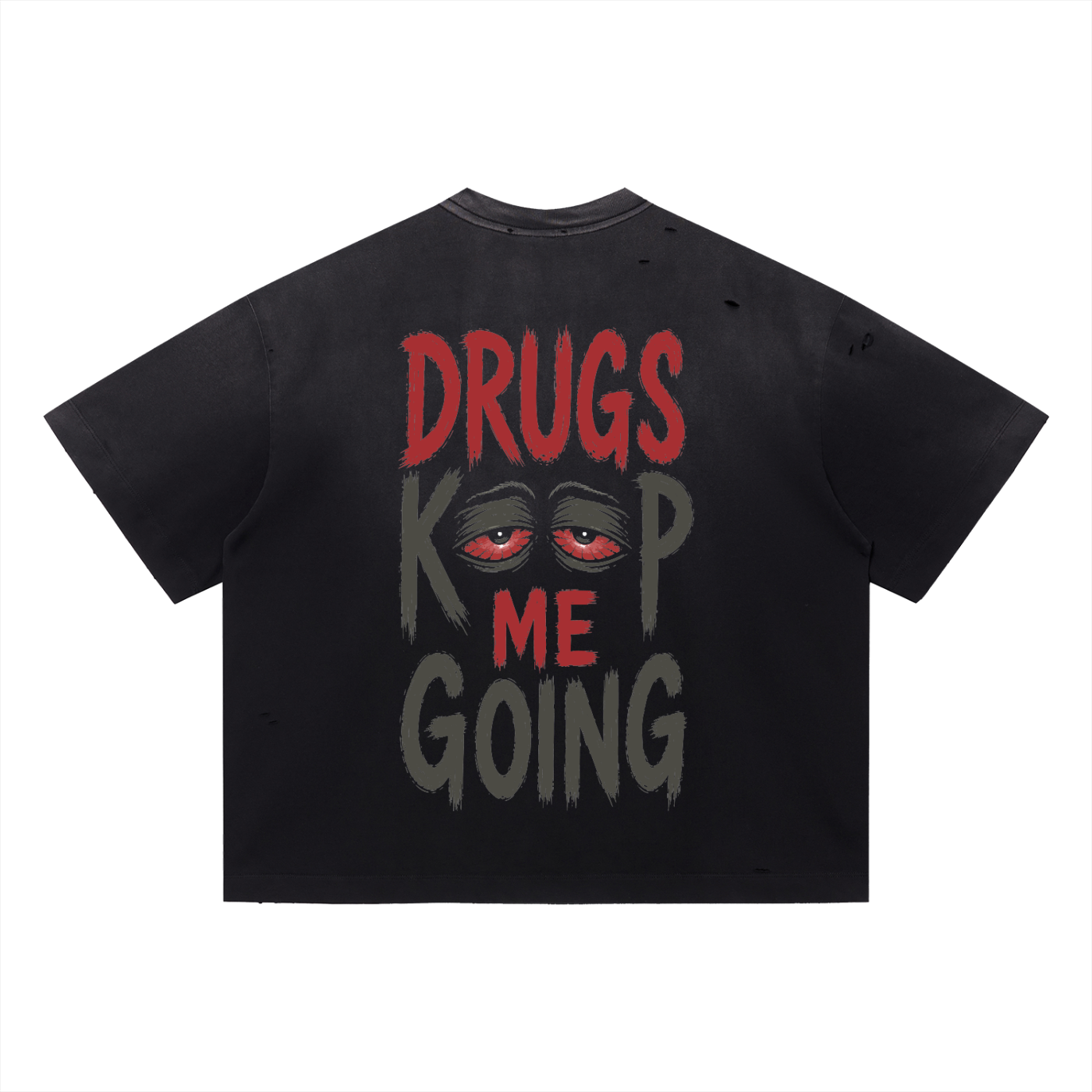 No Sleep Society "Drugs Keep Me Going" Vintage Tee