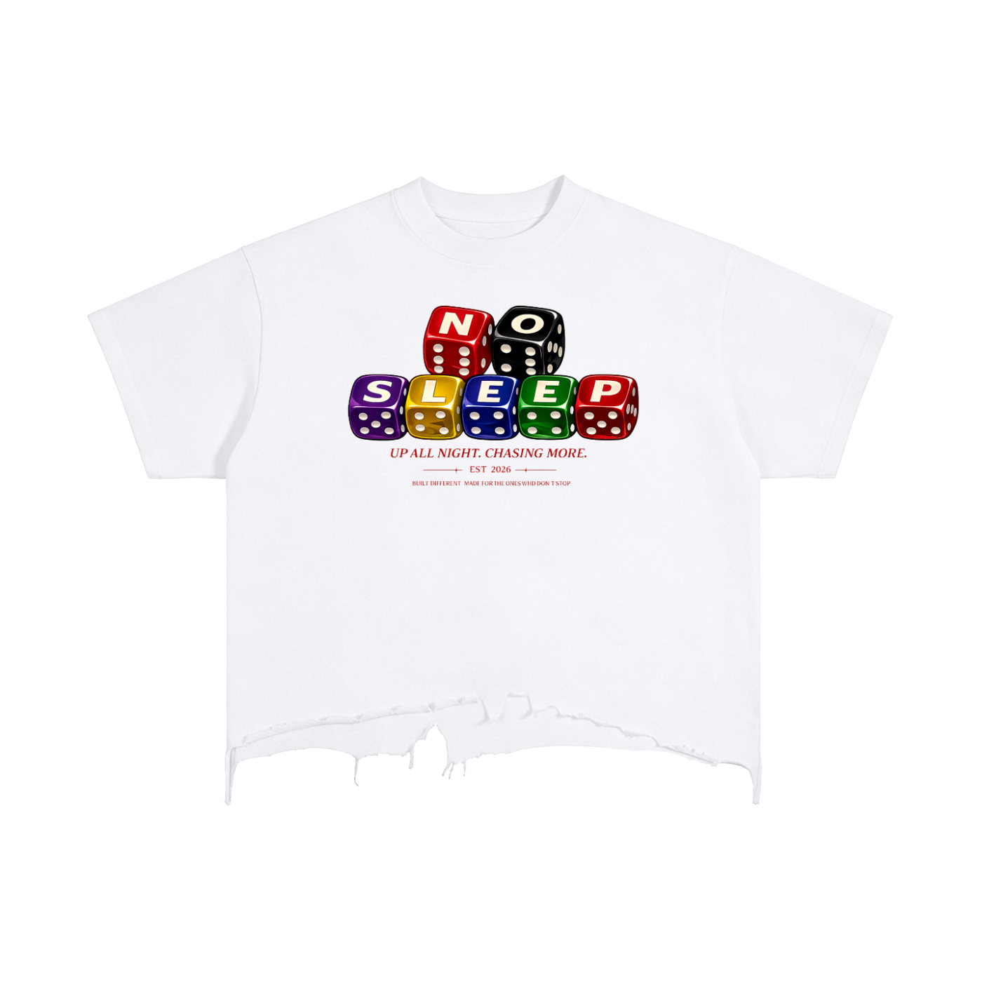 NO SLEEP DICE TEE