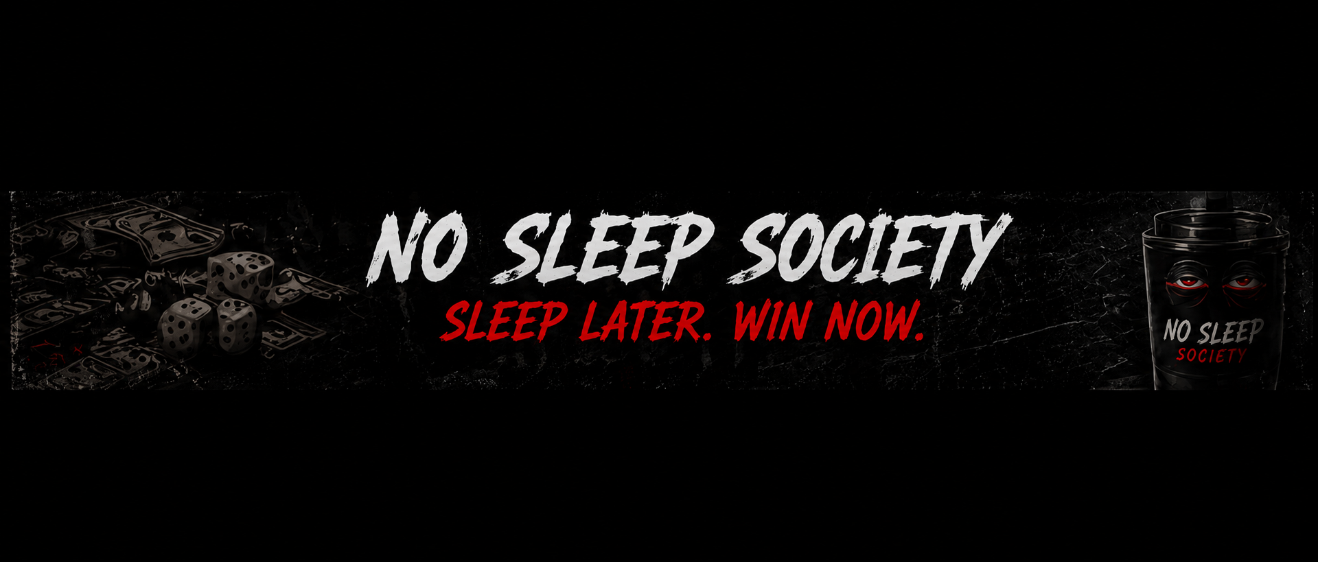 No Sleep Society Banner